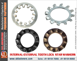 Internal External Tooth Lock Star Washers Manufacturers Exporters Wholesale Suppliers in India Ludhiana Punjab Web: https://www.skfasteners.com Mobile: +91-9815976068, 9815986068 from S.K. INDUSTRIES