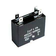 ac capacitor square black color