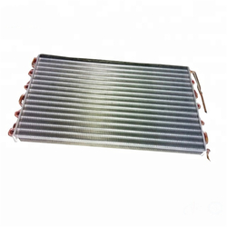 Copper tube evaporator finned hydrophilic foil condenser for heat exchanger