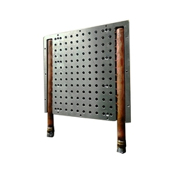 Copper tube evaporator finned hydrophilic foil condenser for single line sintering furnace
