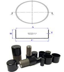 bpt 1 1/8 inch Plastic Bolt End Cap Protection in Dubai