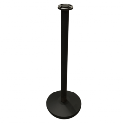 Black Queuing Barrier Base & Pole from EXCEL TRADING LLC (OPC)