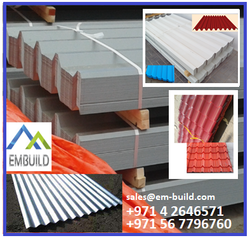 Single skin profile roof sheets from EMBUILD MATERIALS LLC.