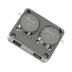 C Band 5.7 to 6.3GHz High Isolation 45dB RF Dual Junction Drop in Isolators