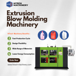 EXTRUSION BLOW MOULDING MACHINE from HITECH MACHINERY 