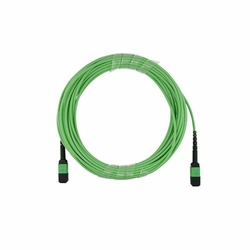 12 Fiber Mpo Trunk Cable 400G/800G Mpo Female - Mpo Female Om5 Multimode Green Color (Ofnp) Low Loss Plenum Cable from JAYANI TECHNOLOGIES LLP