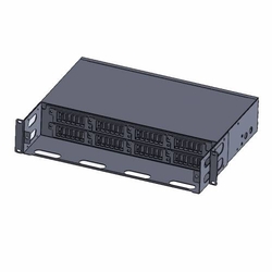 144 Fiber 2U Rack Mount Hd Fms Fiber Enclosure With Glass Cover, Hold Upto 8 Hd Lgx Mpo Mtp Cassettes, Unloaded from JAYANI TECHNOLOGIES LLP