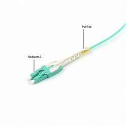 Lc Lc Om3 Mm Dx Uniboot Patch Cord, Lc Pc Lc Pc Om3 Multimode Duplex OFNP Plenum 2Mm Patch Cable