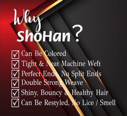 ShoHan 100% Virgin Human Hair Extensions