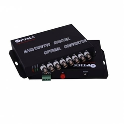 8 Channel Ahd Hdcvi Hdtvi Camera Video Fiber Optical Transmitter Receiver With Rs485 Return Data, 1080P, Smf, Fc, 20Km Pair from JAYANI TECHNOLOGIES LLP
