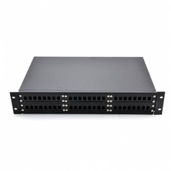 48 Port Liu 19 Inch Rack Mount LIU Unloaded , OFC Patch Panel, Fiber Enclosure, Fixed Type With Face Plate and Splice Tray from JAYANI TECHNOLOGIES LLP