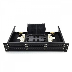48 Port Liu 19 Inch Rack Mount LIU Unloaded , OFC Patch Panel, Fiber Enclosure, Fixed Type With Face Plate and Splice Tray