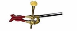Three Prong Brass Clamp prongs are covered with ru ...