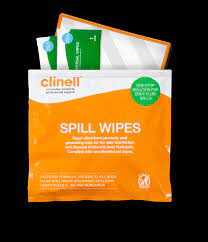 Clinell spill wipes