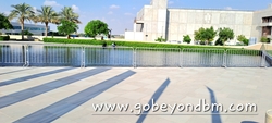 Galvanized Police Barriers for Sale in UAE, Saudi Arabia and Oman from GOBEYOND BUILDING MAINTENANCE LLC