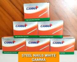 Gamma Steel Nails White