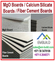 MgO Boards / Magnesium Oxide Boards from EMBUILD MATERIALS LLC.