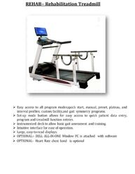 Gait Training Treadmill With Instrumented Deck