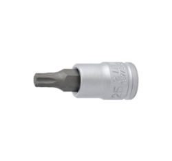 Screwdriver Socket With Tx Profile 1/4"
