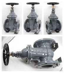 DIN3352 F4 Rising stem metal seated gate valve