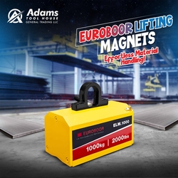 Euroboor Lifting Magnet Supplier Dubai, UAE from ADAMS TOOL HOUSE