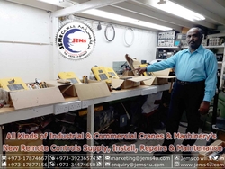 Crane Remote Controls Supply & Repairs in Bahrain from JEMS SOLUTIONS COMPANY W.L.L