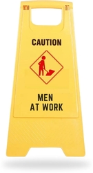 Warning Board Men At Work 