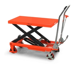 LIFT TABLE TRUCK SINGLE SCISSOR SUPPLIERS IN ABU DHABI UAE from RIG STORE FOR GENERAL TRADING LLC