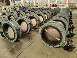 Double flange Butterfly valve from TIANJIN HUIHUA VALVE IND CO