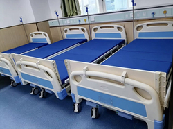 Multifunctional manual hospital bed from SHANGHAI HONGBIAO EQUIPMENT CO.,LTD