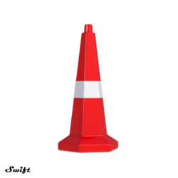 Traffic Cones – Hexagonal Base – 750MM