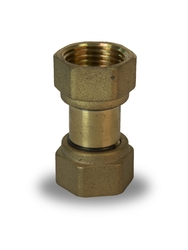 BRASS DOUBLE FEMALE  from GAS EQUIPMENT COMPANY LLC