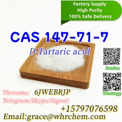 CAS 147-71-7 D-Tartaric acid 100% Safe Delivery/High Purity from WHRCHEM
