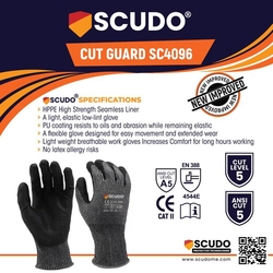SCUDO CUT 5 GLOVES AVAILABLE