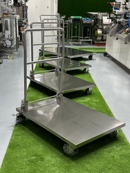 STAINLESS STEEL FOLDING TROLLEY SUPPLIER UAE from ADEX INTL