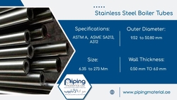 Stainless Steel Boiler Tubes from EXPLORE MIDDLE EAST FZE