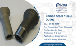 Carbon Steel Nipple Outlet from EXPLORE MIDDLE EAST FZE