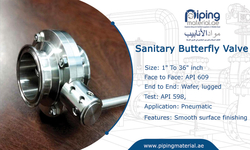 Sanitary Butterfly Valve from EXPLORE MIDDLE EAST FZE