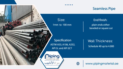 Seamless Pipe Supplier  from EXPLORE MIDDLE EAST FZE