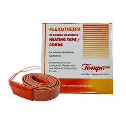 Silicon Flexible Electric Pipe Heating Tape Low 100 Watt Temp 180Â°C, Volt 230 Size 25mm x 600mm from TEMPO INSTRUMENTS PVT LTD