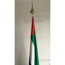 EXTENDABLE FLAG POLE GOLD SUPPLIER IN ABUDHABI,UAE from EXCEL TRADING LLC (OPC)