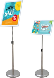 A4 DISPLAY STAND WITH SIGN HOLDER SUPPLIER IN ABUDHABI,UAE