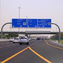 Overhead Road Signs