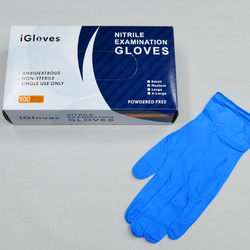 Pidegree Disposable Nitrile Gloves Powder Free Latex Free Fingertip Textured 100% Nitrile Examination Gloves