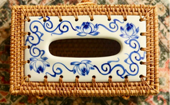  CERAMIC RATTAN TISSUE BOX   SUPPLIER IN ABUDHABI from EXCEL TRADING LLC (OPC)