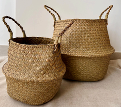  FOLDABLE SEAGRASS BASKETS COMBO IN TWO SIZES  SUPPLIER IN ABUDHABI from EXCEL TRADING LLC (OPC)