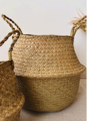  FOLDABLE SEAGRASS BASKETS COMBO IN TWO SIZES  SUPPLIER IN ABUDHABI