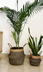 FOLDABLE DESIGNED SEAGRASS BASKETS COMBO IN TWO SIZES  SUPPLIER IN ABUDHABI