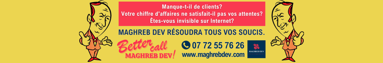 MAGHREB DEV | Agence web à Bouskoura