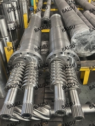 Conical twin screw barrel manufacturer China for P ...